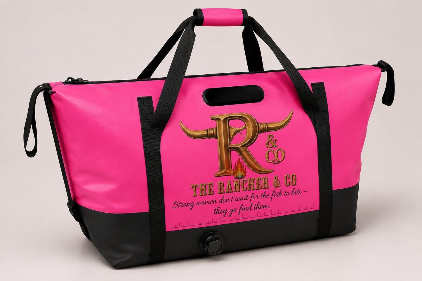Hot Pink 70cm Cooler Bags - Strong Women